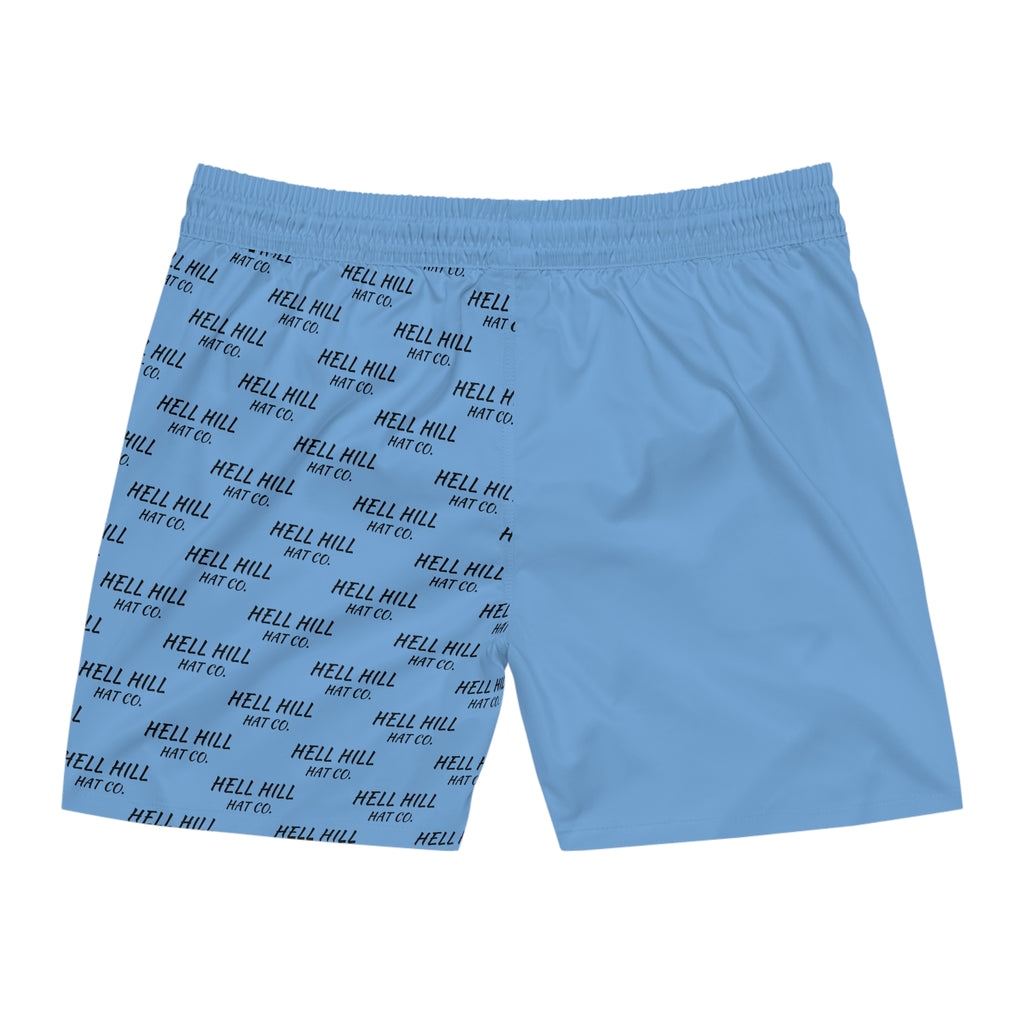 Men's Mid-Length Swim Shorts (Blue)