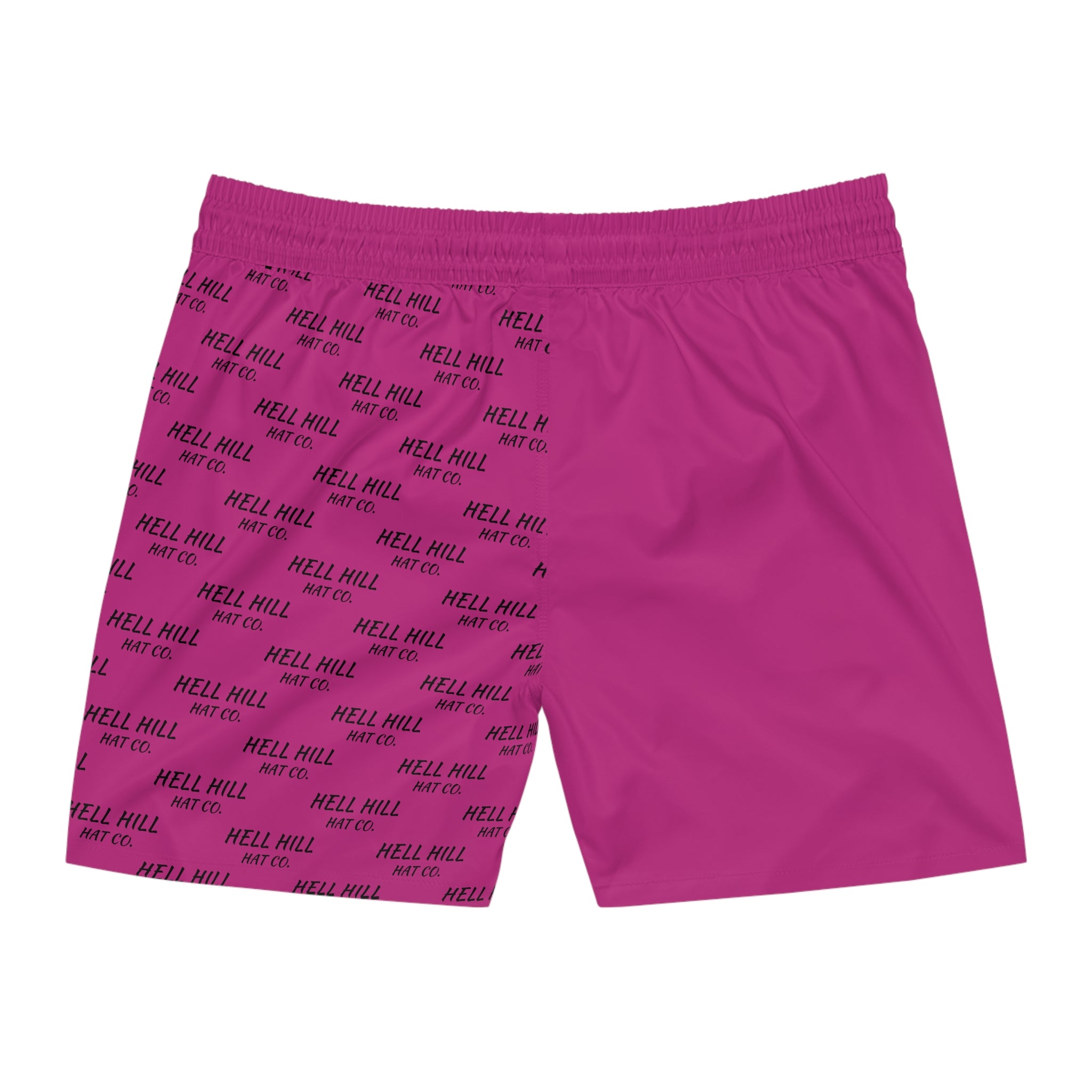 Men's Mid-Length Swim Shorts (Pink)