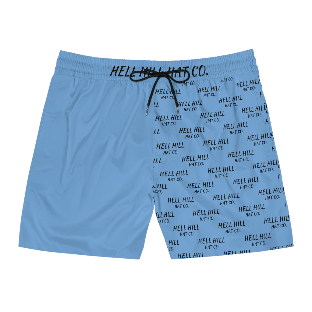 Men's Mid-Length Swim Shorts (Blue)